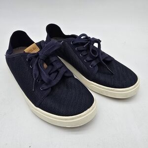 OluKai Pehuea Li Navy Blue Lace-Up Sneakers 20379 - Women's 7.5
